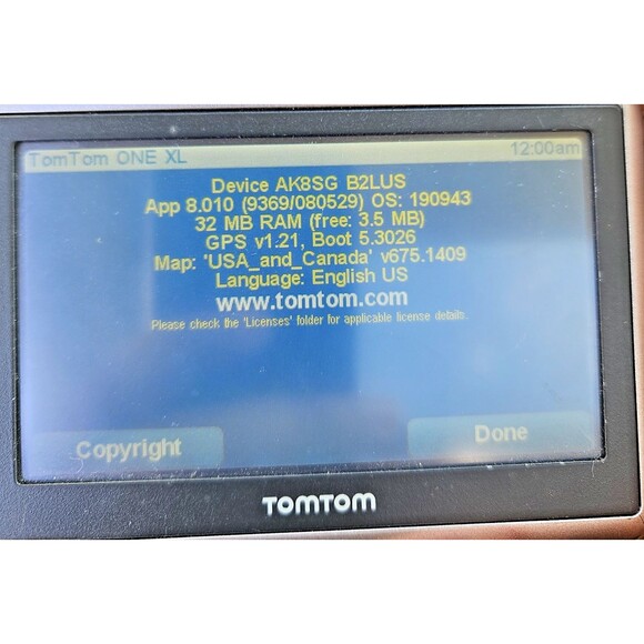 TomTom One XL 4S00.008 GPS Bluetooth Navigator Touch Screen 4.3" Maps Tom Tom - Picture 4 of 16